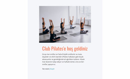 Spor Pilates Kulübü - Özel Joomla Şablonu