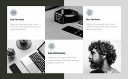 About Us - Web Page Mockup Template