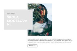 Plus Size Model - Webová Šablona