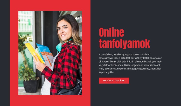 Kutatás és gyakorlat HTML Sablon