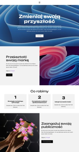 Content Creation Services Szablon Siatki CSS