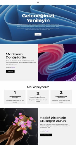 Content Creation Services - Çok Amaçlı Joomla Şablonu