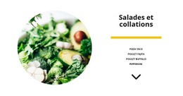 Salades De Légumes - Conception Professionnelle Personnalisable