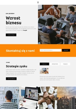 Trendy Rynkowe Szablon Strony Internetowej HTML CSS