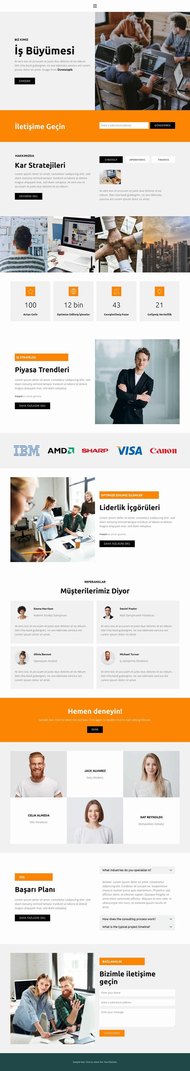 Piyasa Trendleri Joomla Şablonu