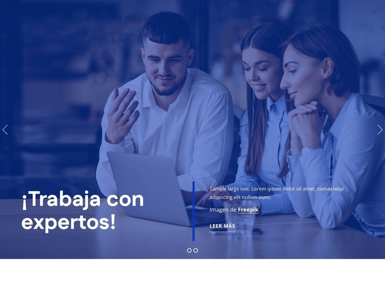 Somos profesionales de RRHH Plantillas de creación de sitios web