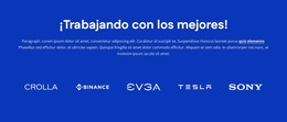 Nuestros Principales Socios Comerciales: Plantilla De Sitio Web Adaptable