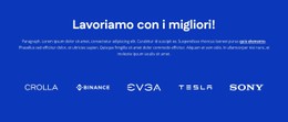 I Nostri Migliori Partner Commerciali Modello Di Sito