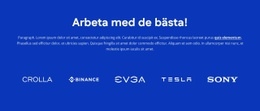 Våra Bästa Affärspartners Webbplatsmall