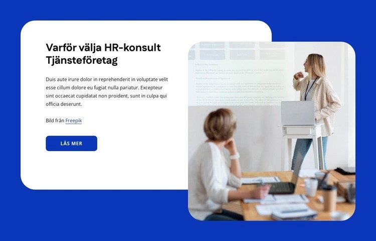 Vi är internationella headhunters HTML-mall