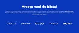 Våra Bästa Affärspartners - Gratis Webbplatsmall