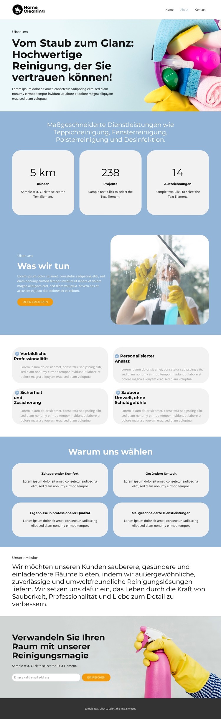 Experten für freie Räume CSS-Vorlage