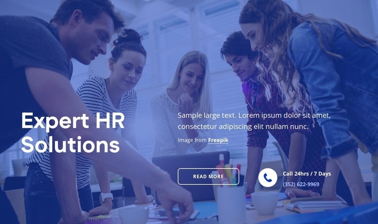 Expert HR solutions Elementor Template Alternative