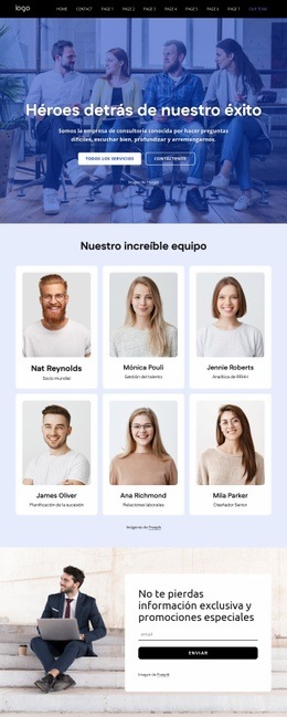 El Equipo De RRHH De La Empresa - Stunning HTML Page Builder