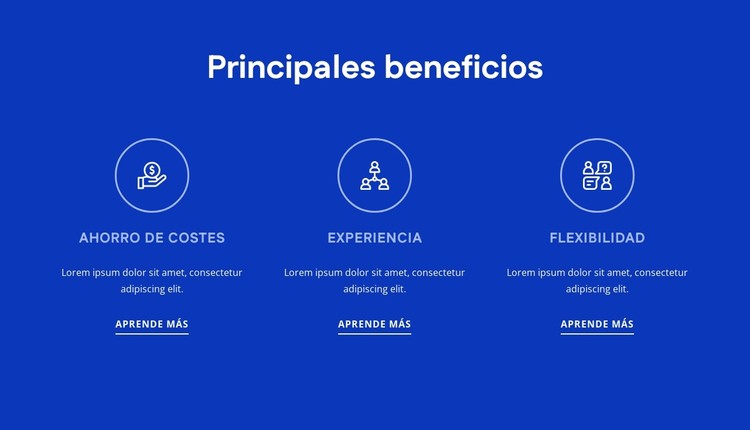 Beneficios de la consultoría de RRHH Plantilla CSS