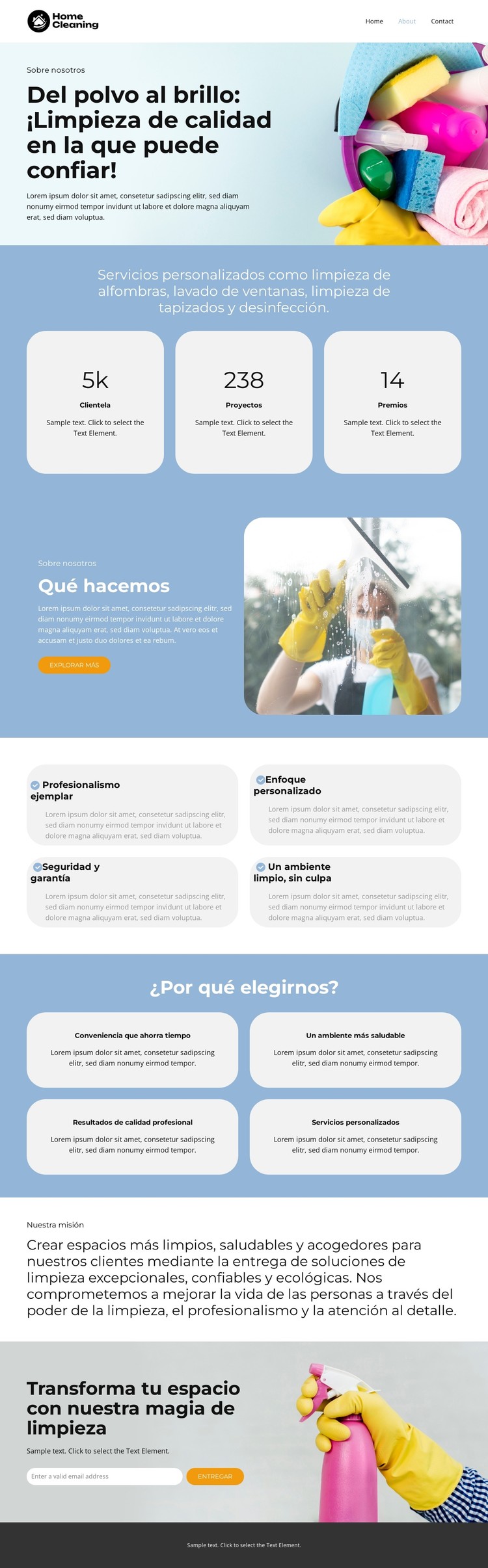 Expertos en espacios libres Plantilla CSS