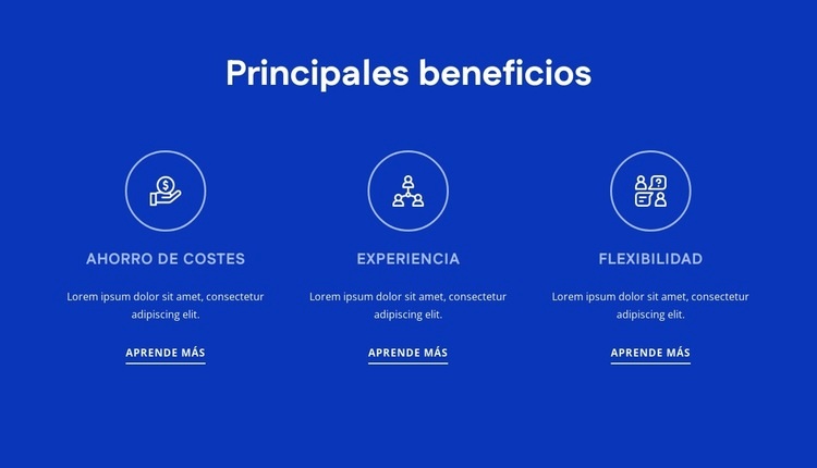 Beneficios de la consultoría de RRHH Plantilla HTML5