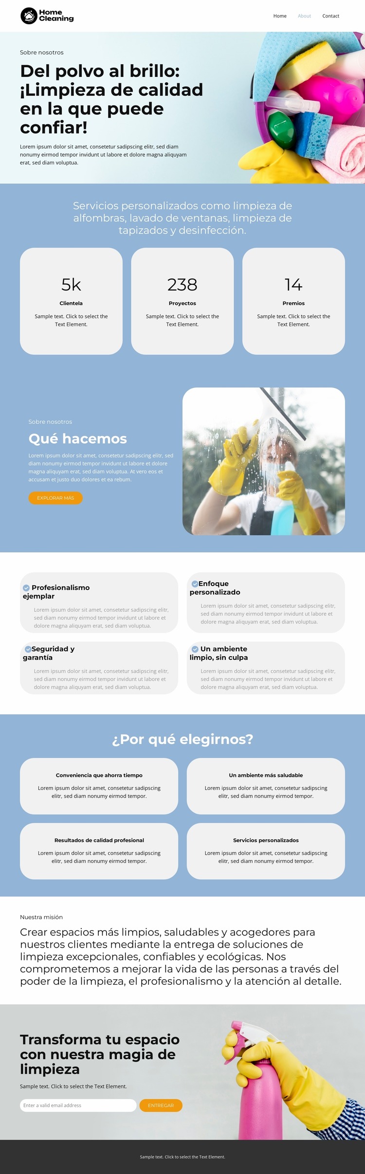 Expertos en espacios libres Plantilla Joomla