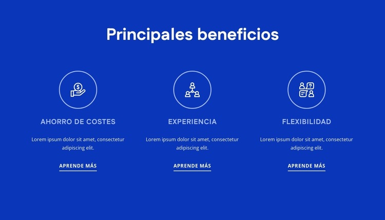 Beneficios de la consultoría de RRHH Plantilla de sitio web