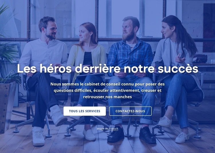 Cabinet de conseil en ressources humaines Créateur de site Web HTML