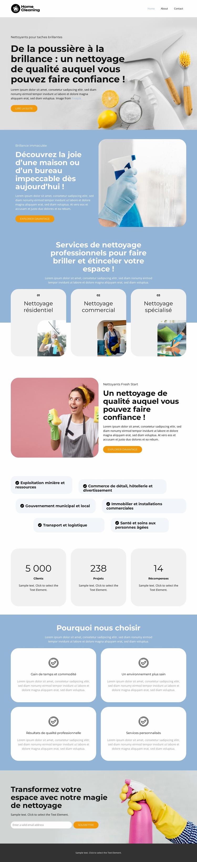 Brillance immaculée Modèle Joomla