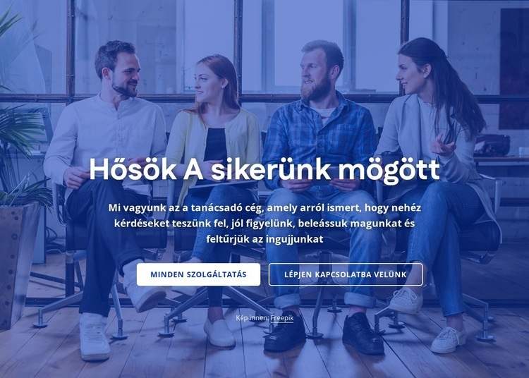 HR tanácsadó cég HTML Sablon