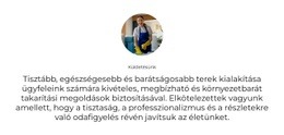 Lakossági Takarítás - Sablon Elemek Hozzáadásához Az Oldalhoz