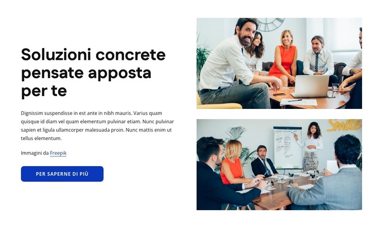 Soluzioni concrete Modello CSS