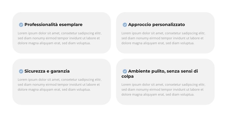 Pulizia commerciale Modello CSS