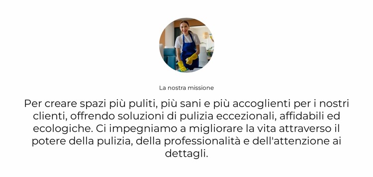 Pulizia residenziale Modello Joomla