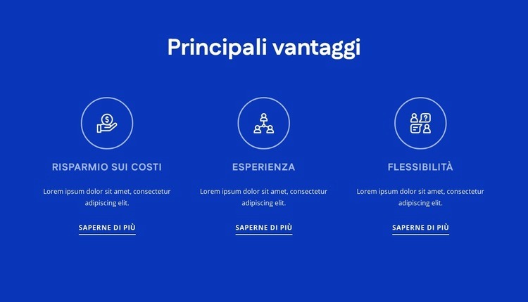 Vantaggi della consulenza HR Pagina di destinazione