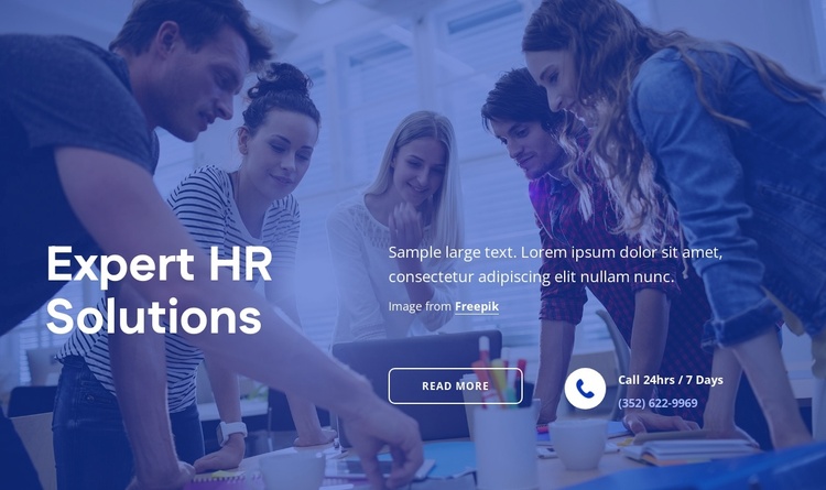 Expert HR solutions Joomla Template