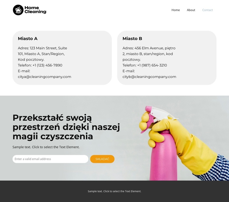 Świeży Start Sprzątanie Motyw WordPress