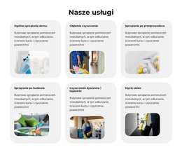 Projekt Strony HTML Dla Środki Czyszczące Sparkle Spot Cleaners