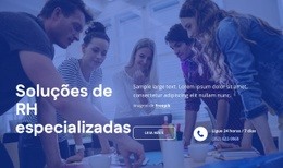 Soluções De RH Especializadas – Design Responsivo