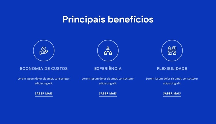 Benefícios da consultoria de RH Template Joomla