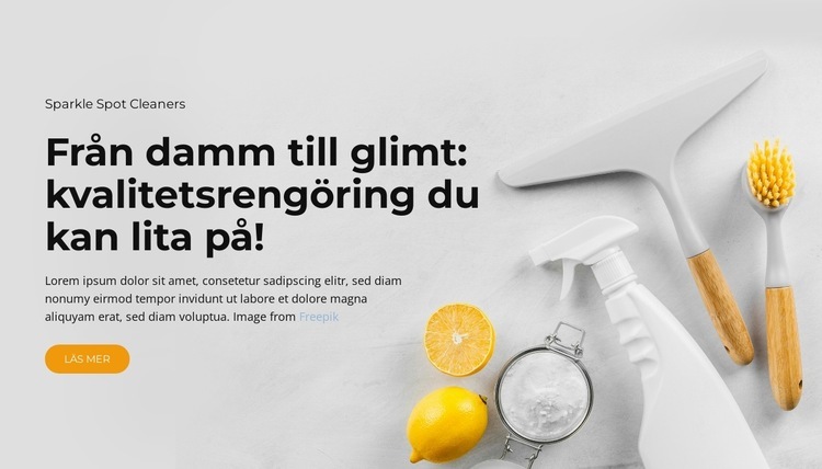 Allmän städning Hemsidedesign