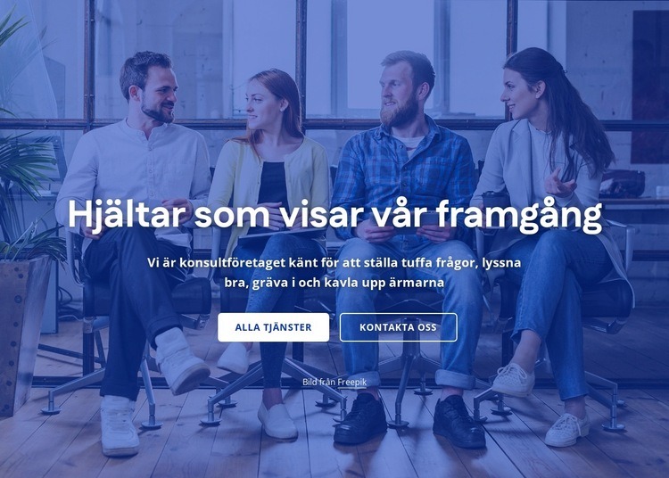 HR-konsultföretag HTML-mall