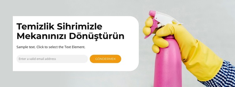 Derinlemesine Temizlik CSS Şablonu