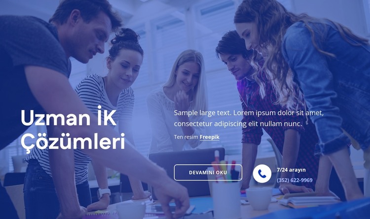 Uzman İK çözümleri HTML Şablonu