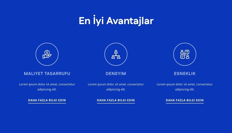 İK danışmanlığının faydaları HTML Şablonu