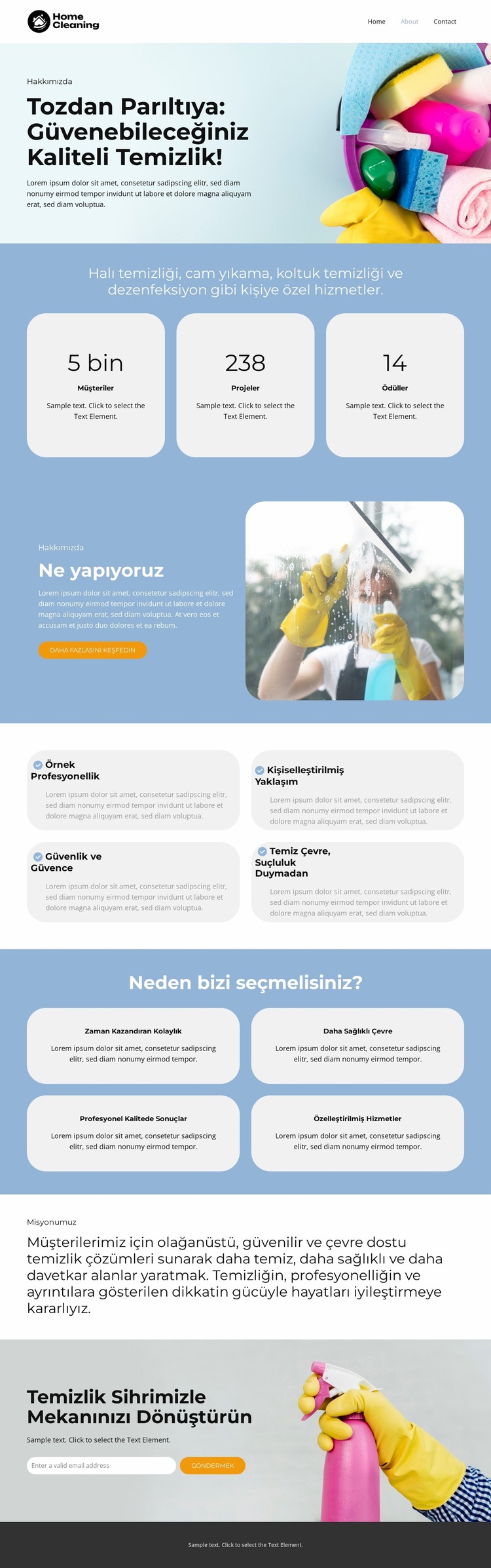 Temiz Alan Uzmanları Joomla Şablonu