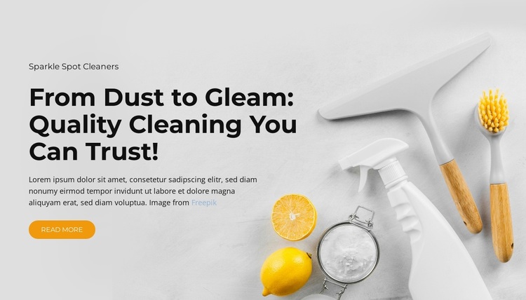 General House Cleaning Website Design