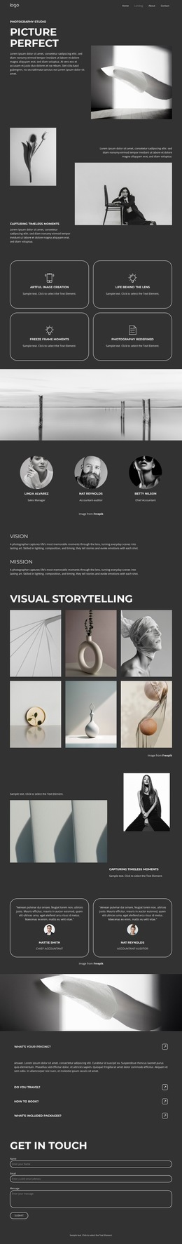 Framing Perfect Memories - HTML5 Template by Nicepage