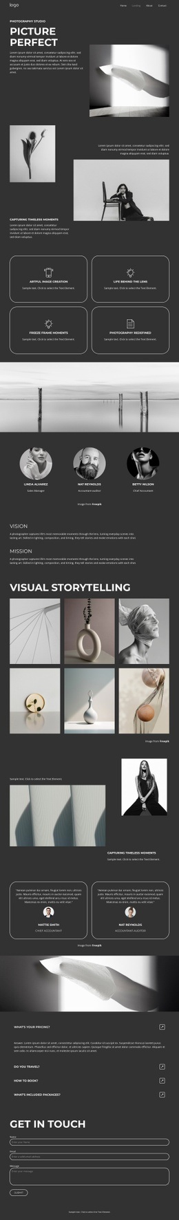 Memory Website Style Framing Perfect Memories - Web Page Design by Nicepage