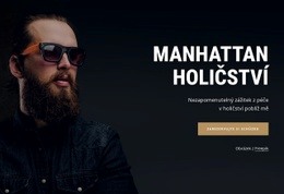 Manhattan Barber Shop – Responzivní Web