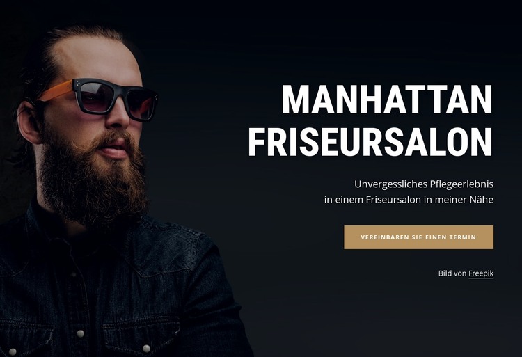 Manhattan Barber Shop HTML-Vorlage