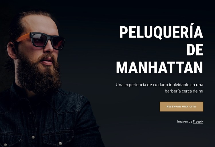 Peluquería Manhattan Plantilla CSS