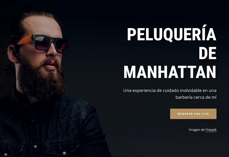 Peluquería Manhattan Plantilla HTML5