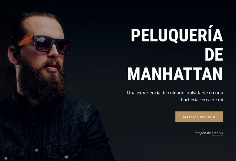 Peluquería Manhattan Plantilla